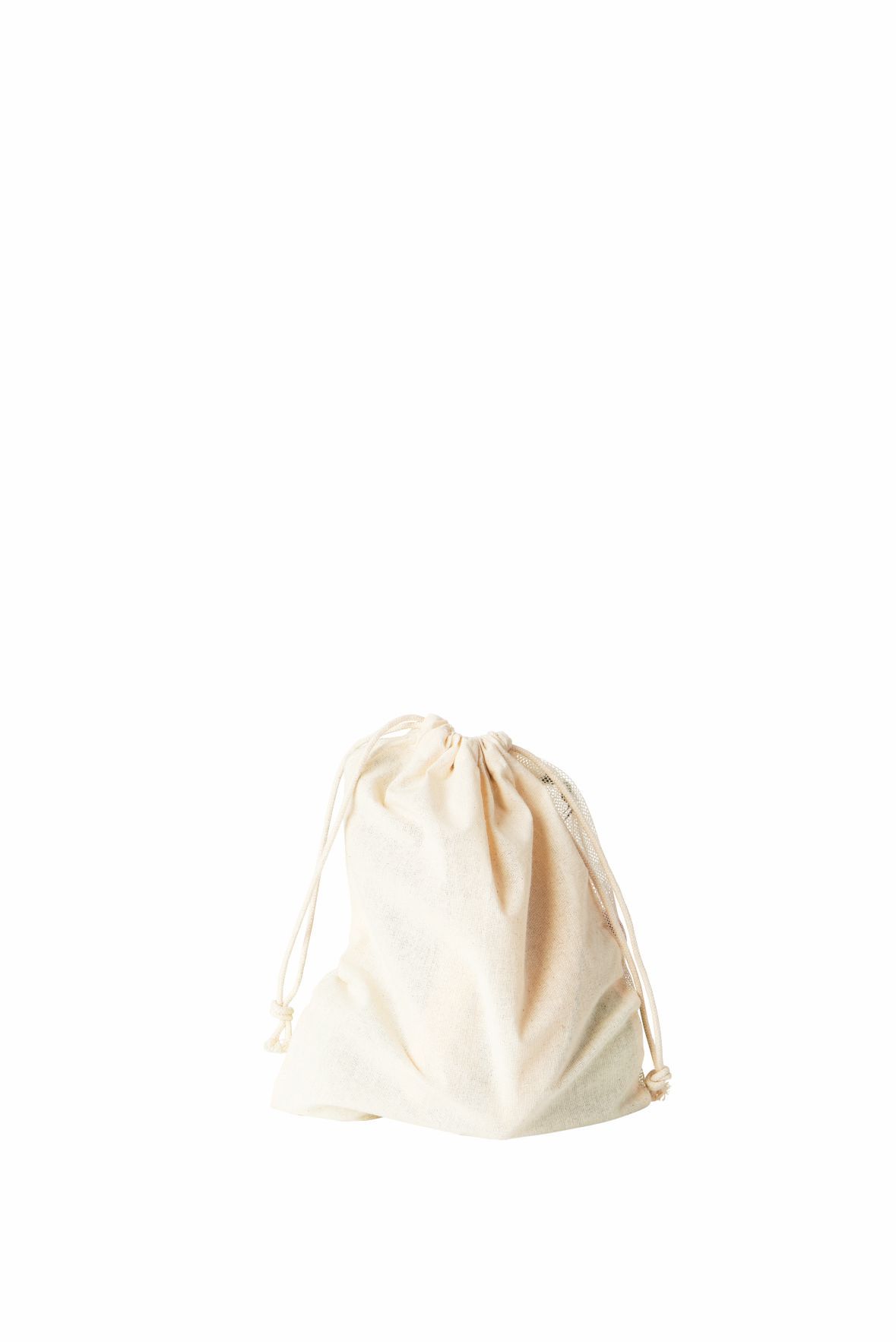 ZUZIEHBEUTEL LITTLE SAHARA 100% BAUMWOLLE MIT NETZ 25 x 30cm -