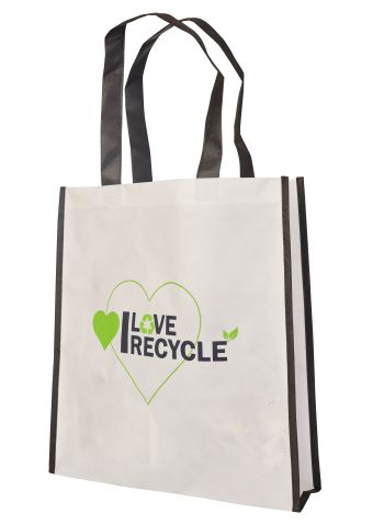 PET NON-WOVEN EINKAUFSTASCHE MIT BODENFALTE -