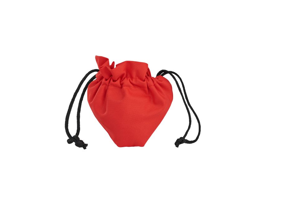 FALTTASCHE HERZ - ROT -