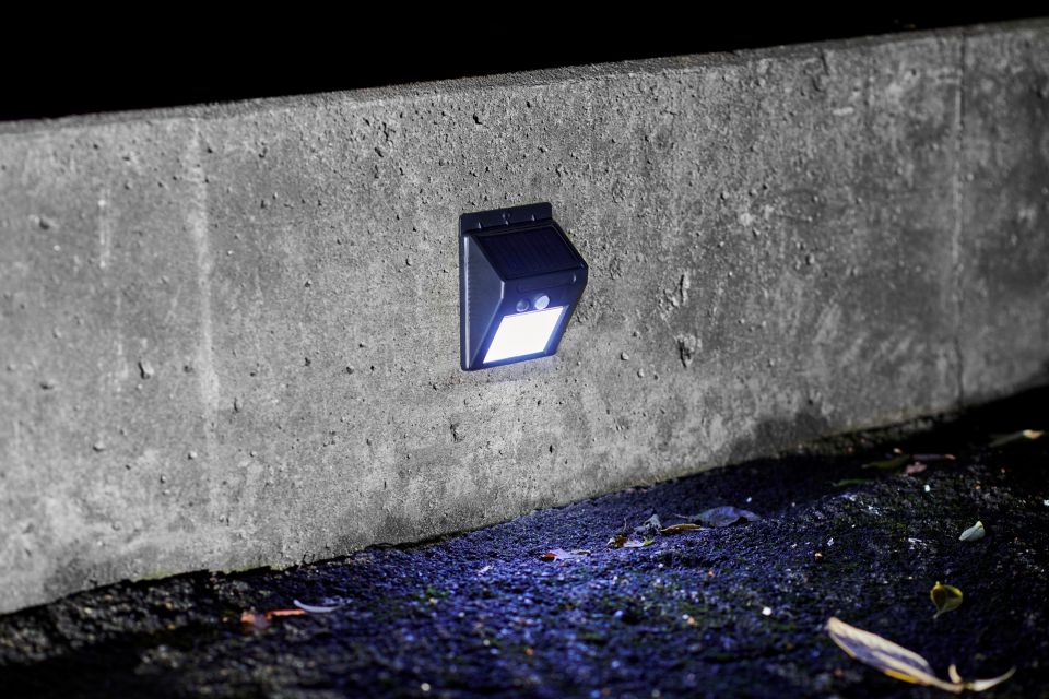 SOLARLEUCHTE MIT BEWEGUNGSMELDER -