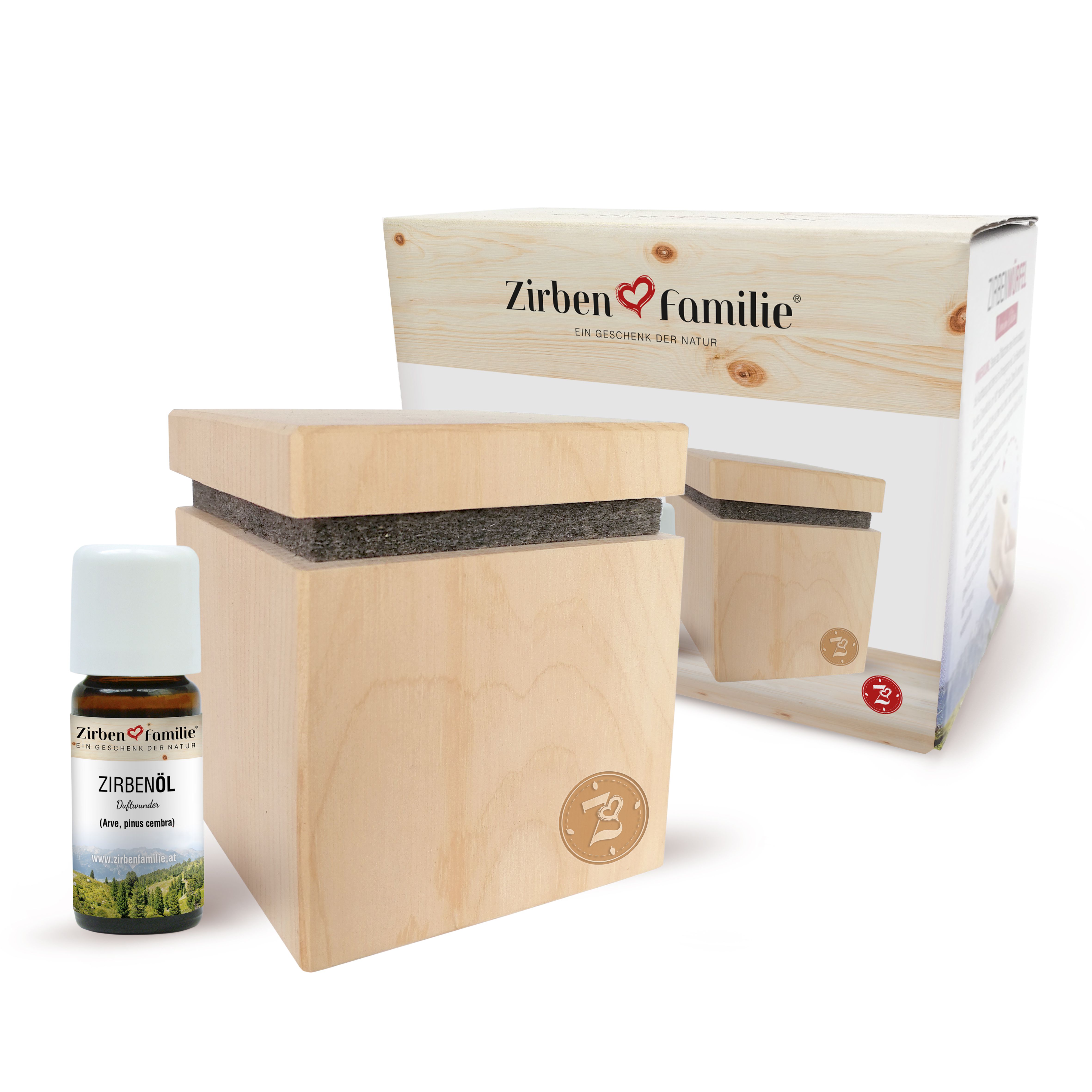 ZIRBENWÜRFEL SET PREMIUM-EDITION -